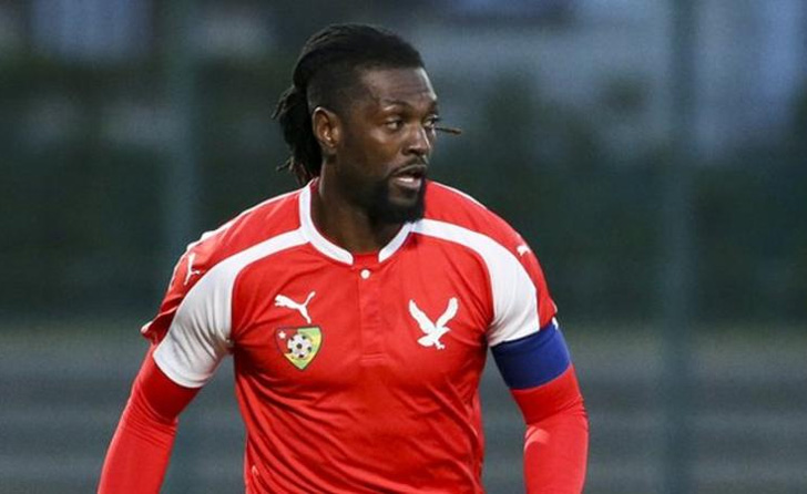 Emmanuel Adebayor in action for Togo