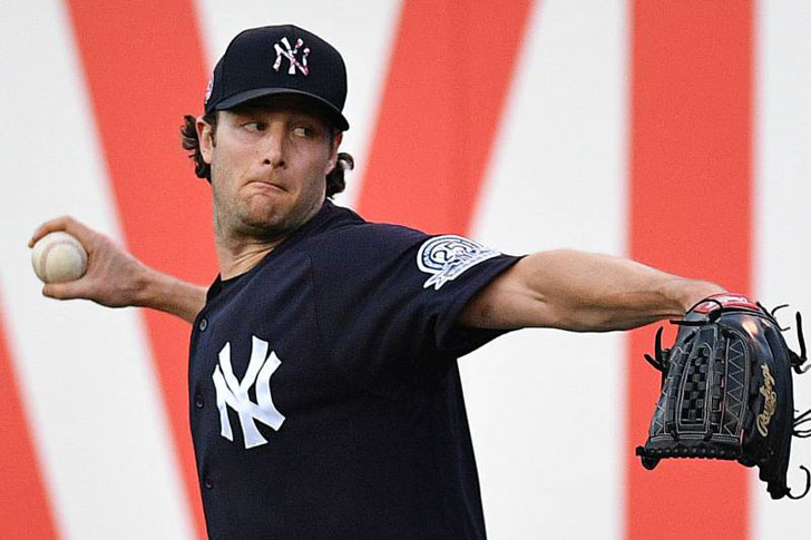 Gerrit Cole in action for Yankes