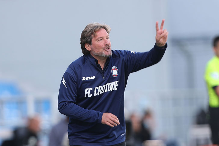 Crotone head coach Giovanni Stroppa