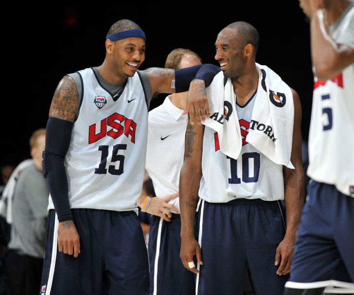 Kobe Bryant and Carmelo Anthony