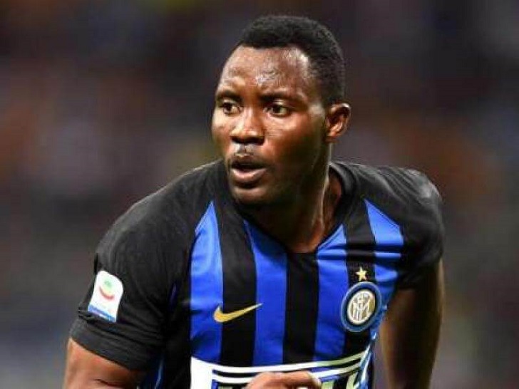 Kwadwo Asamoah in action for Inter Milan