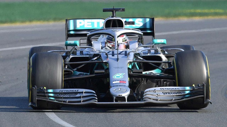 Lewis Hamilton of Mercedes