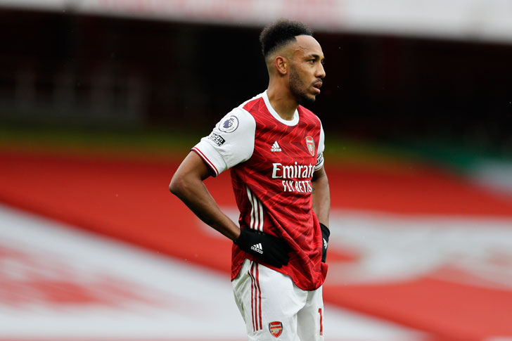 Arsenal captain Pierre-Emerick Aubameyang