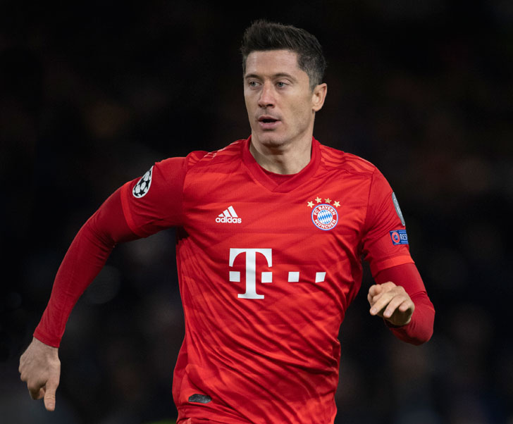 Bayern Munich forward Robert Lewandowski