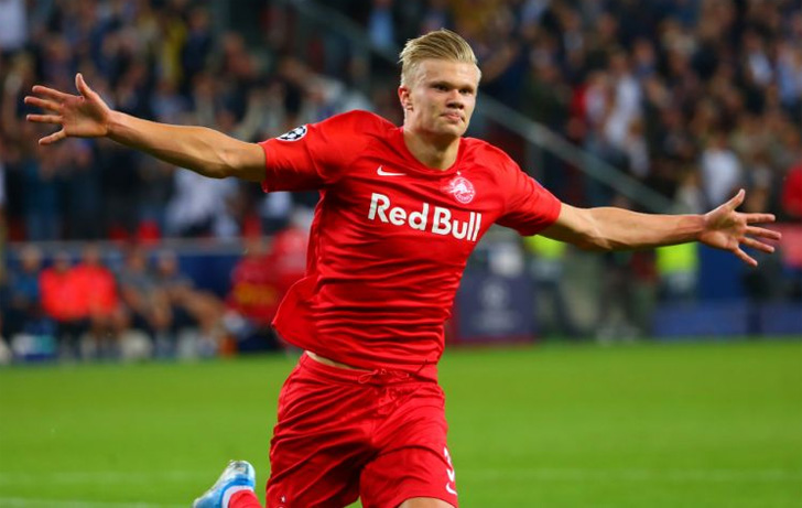 Salzburg forward Erling Haaland