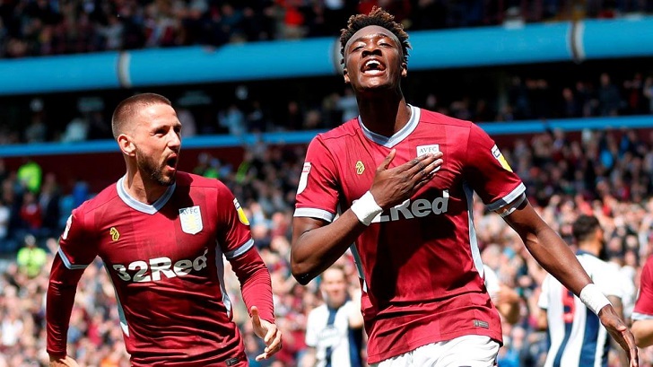 Tammy Abraham scoring vs West Brom