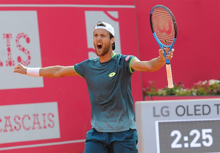 Joao Sousa in action